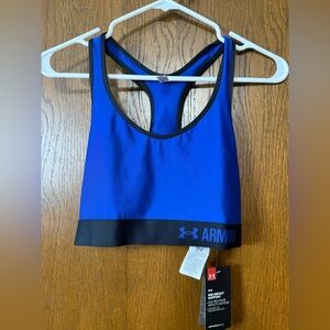 Under Armour Women's Black and Blue Sports Bra NWT